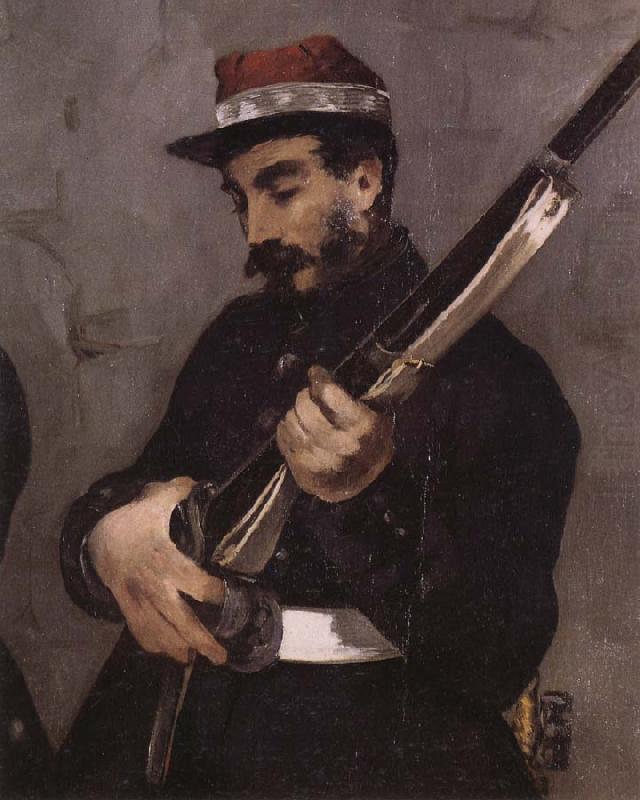 Details of The Execution of Maximilian, Edouard Manet